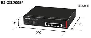 ◎特価 BUFFALO BS-GSL2005P PoE Layer2 楽天市場】バッファロー BS-GSL2005P 法人向け Giga対応 PoE
